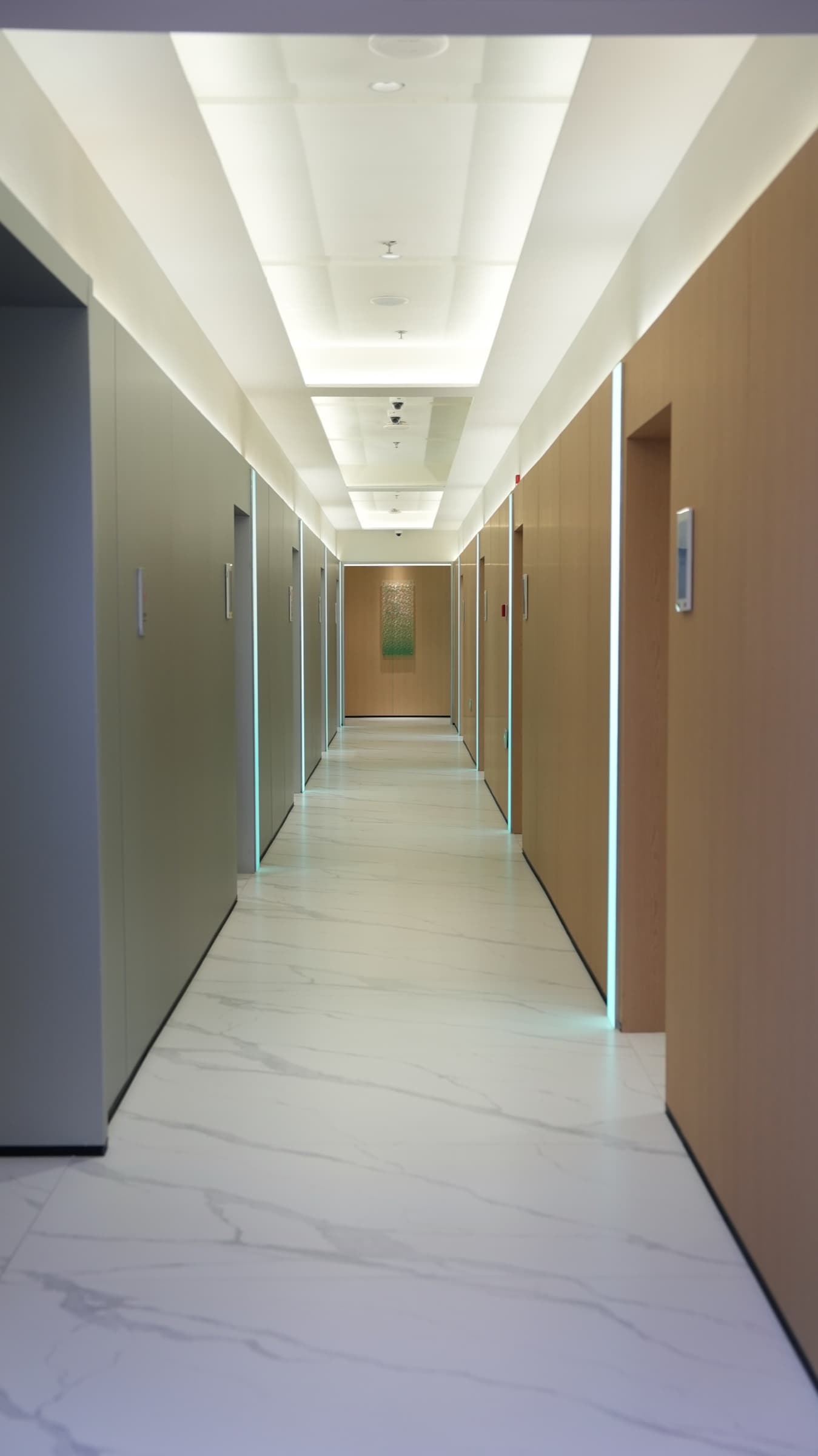 A quiet clinic corridor