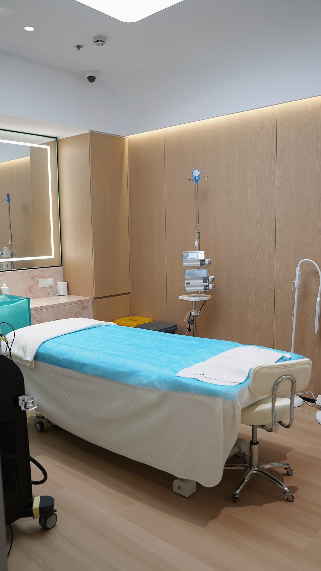 A treatment room at the practice